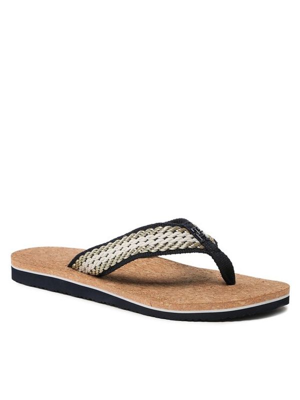 Tommy Hilfiger Tommy Hilfiger Джапанки Th Cork Sandal FW0FW07145 Бежов