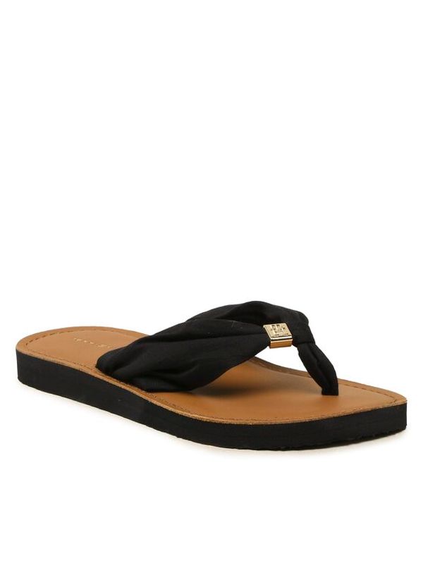 Tommy Hilfiger Tommy Hilfiger Джапанки Th Elevated Beach Sandal FW0FW06985 Тъмносин