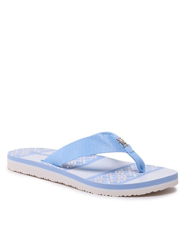 Tommy Hilfiger Tommy Hilfiger Джапанки Th Monogram Essential Sandal FW0FW07162 Син