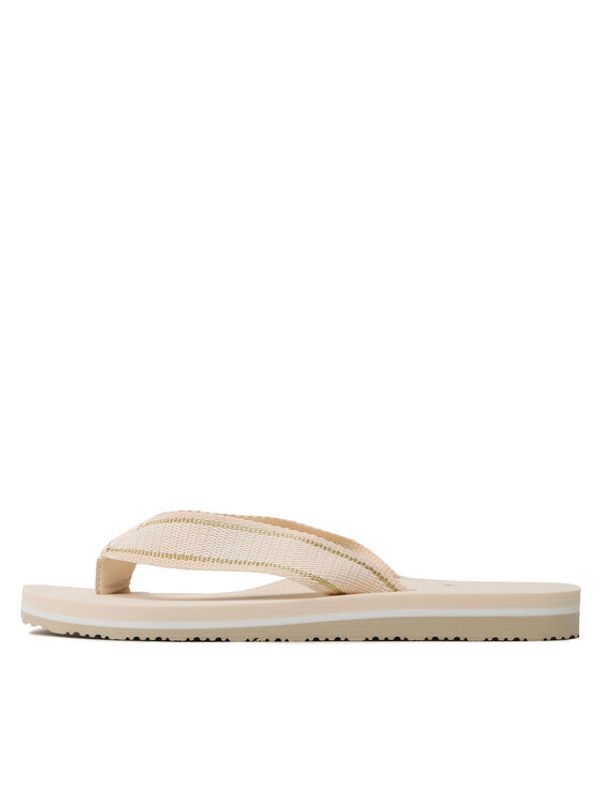 Tommy Hilfiger Tommy Hilfiger Джапанки Th Webbing Flip Flop FW0FW07262 Бежов