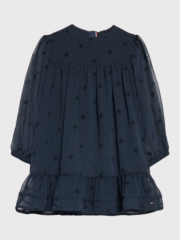 Tommy Hilfiger Tommy Hilfiger Елегантна рокля KG0KG06890 Тъмносин Regular Fit