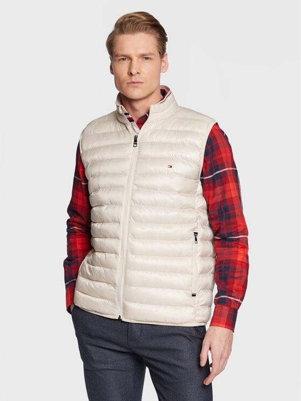 Tommy Hilfiger Tommy Hilfiger Елек MW0MW18762 Бежов Regular Fit