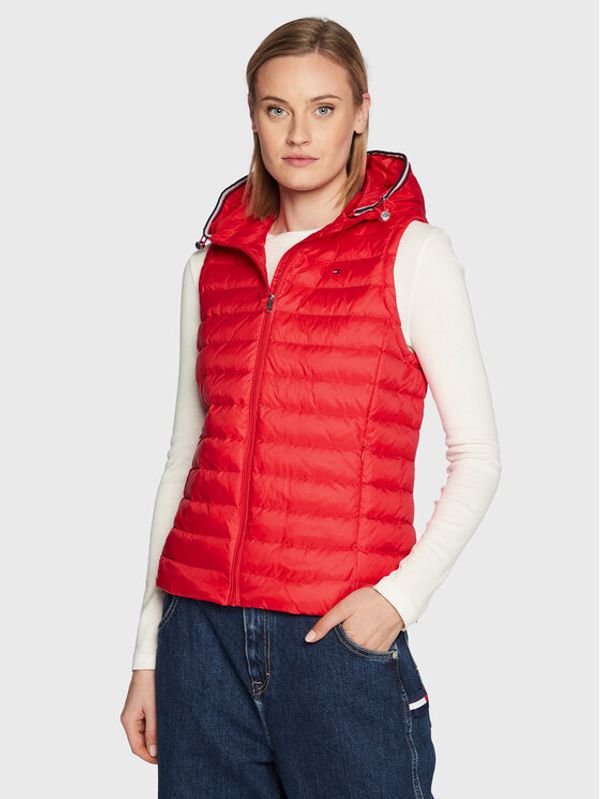 Tommy Hilfiger Tommy Hilfiger Елек Th Ess Lw WW0WW30841 Червен Regular Fit