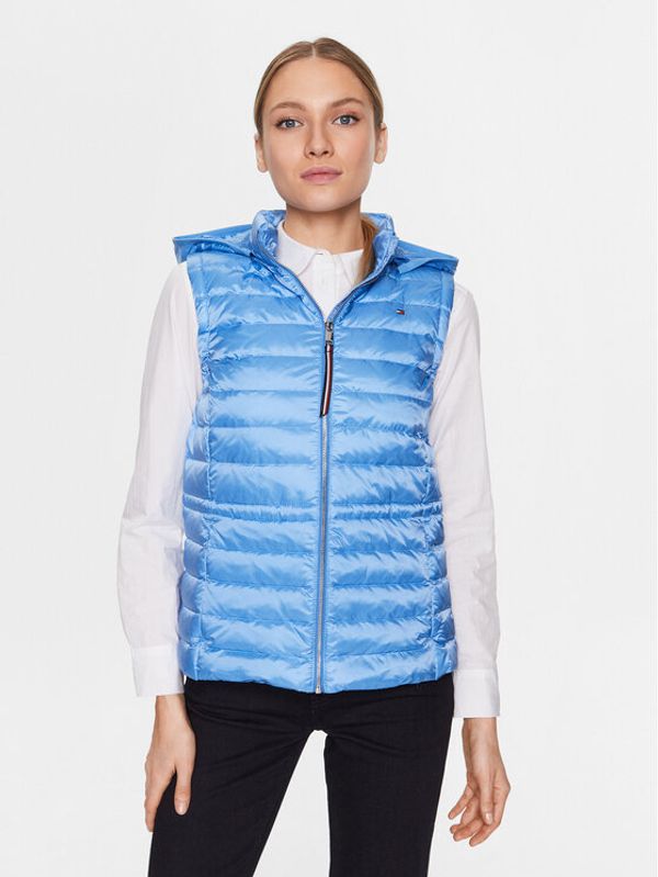 Tommy Hilfiger Tommy Hilfiger Елек WW0WW37265 Син Regular Fit