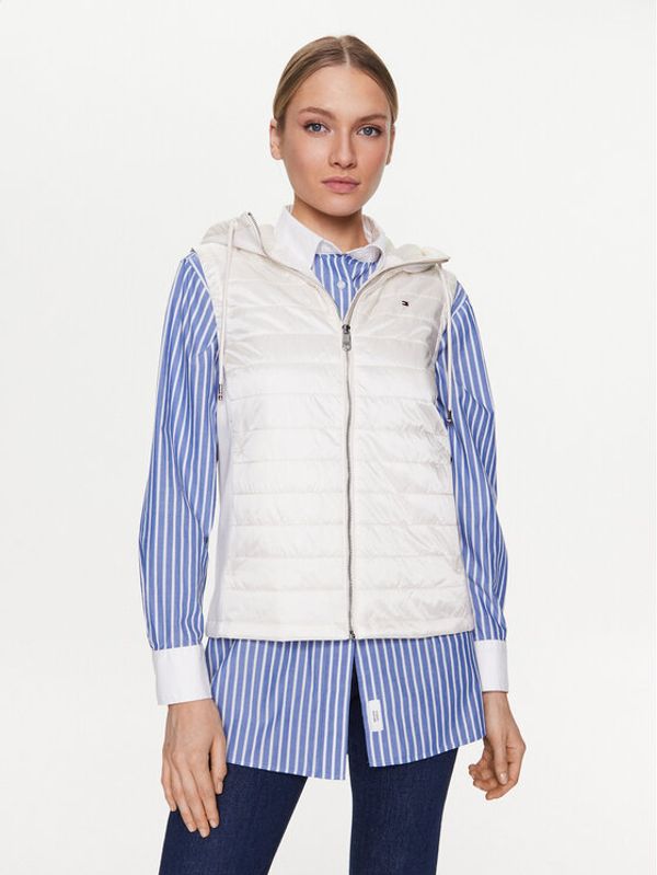 Tommy Hilfiger Tommy Hilfiger Елек WW0WW38071 Екрю Regular Fit