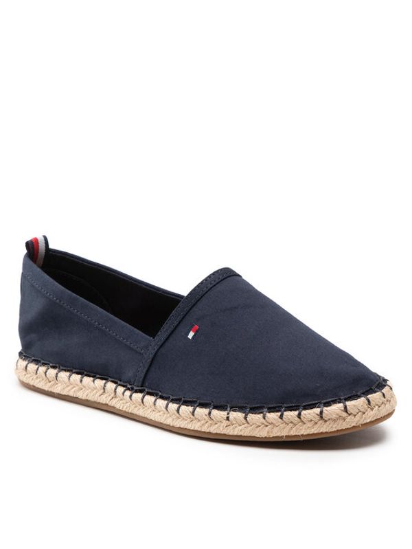 Tommy Hilfiger Tommy Hilfiger Еспадрили Basic Tommy Flat Espadrille FW0FW06497 Тъмносин