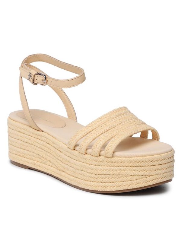 Tommy Hilfiger Tommy Hilfiger Еспадрили Essenital Flatform Sandal FW0FW07161 Жълт