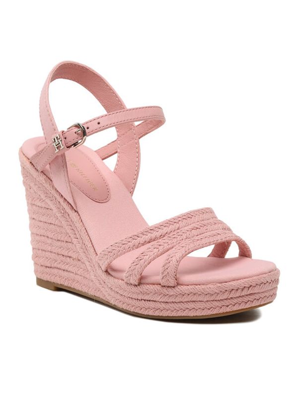 Tommy Hilfiger Tommy Hilfiger Еспадрили Essential Wedge Sandal FW0FW07159 Розов
