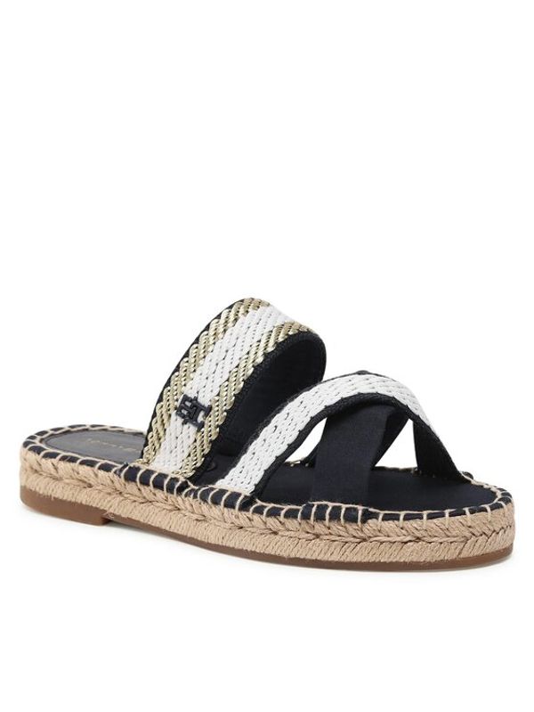 Tommy Hilfiger Tommy Hilfiger Еспадрили Golden Webbing Sandal FW0FW07096 Тъмносин