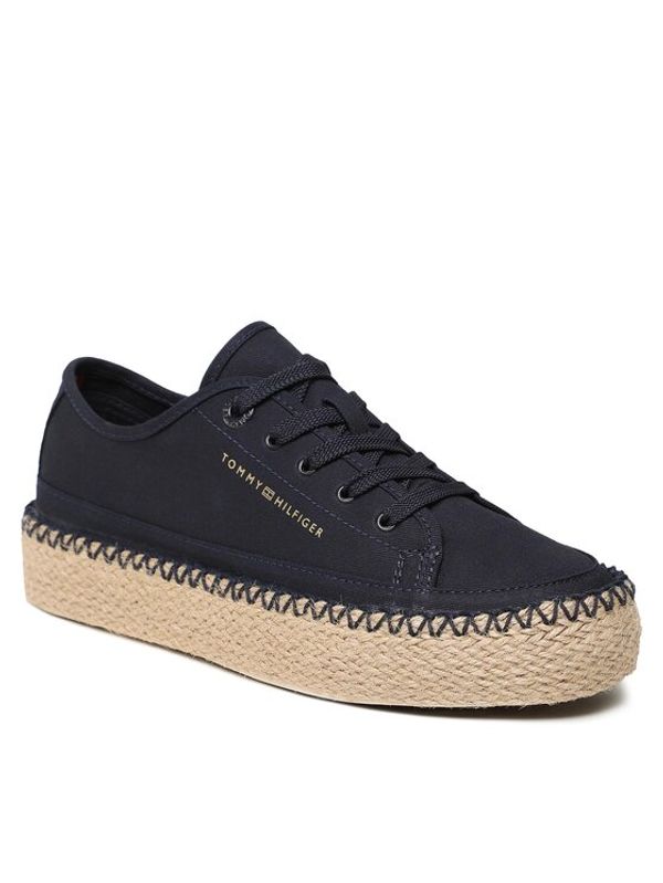 Tommy Hilfiger Tommy Hilfiger Еспадрили Rope Vulc Sneaker Corporate FW0FW07241 Тъмносин
