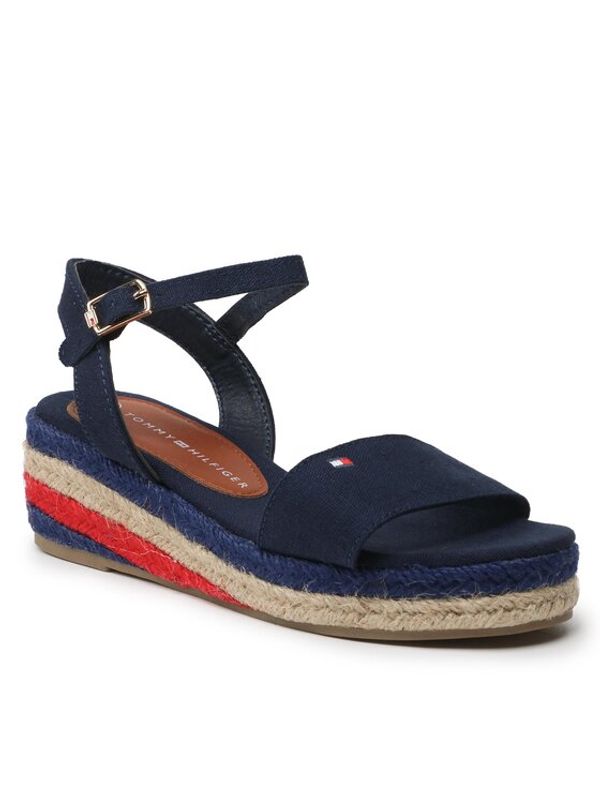Tommy Hilfiger Tommy Hilfiger Еспадрили Rope Wedge T3A7-32778-0048800 M Тъмносин
