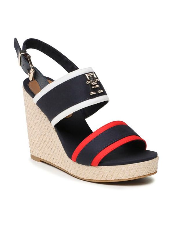 Tommy Hilfiger Tommy Hilfiger Еспадрили Rwb Feminne Wedge FW0FW07180 Тъмносин