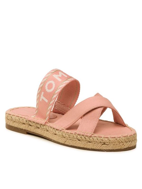 Tommy Hilfiger Tommy Hilfiger Еспадрили Seasonal Webbing Sandal FW0FW07181 Розов
