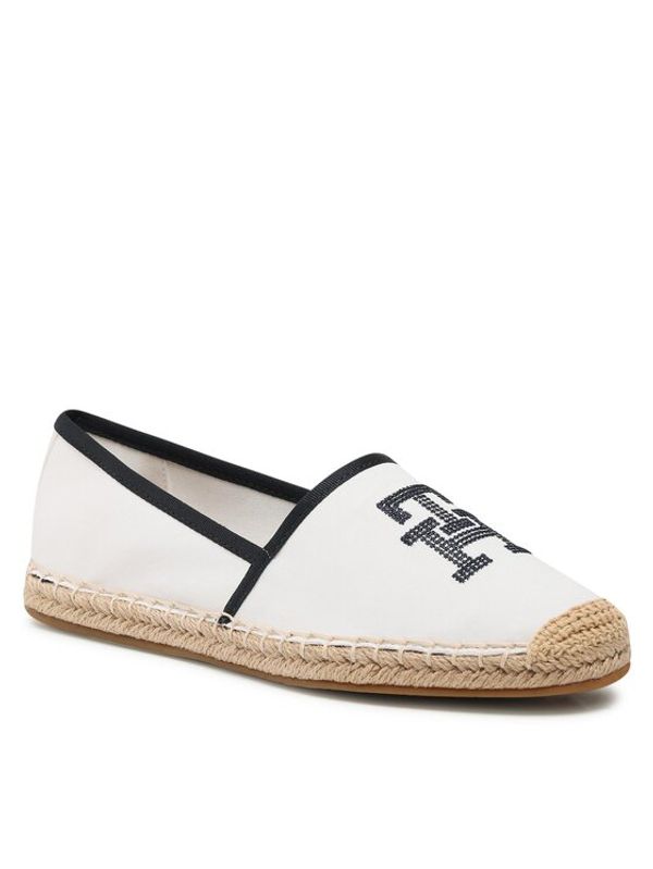 Tommy Hilfiger Tommy Hilfiger Еспадрили Th Embroiderred Espadrille FW0FW07101 Екрю
