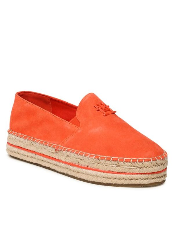 Tommy Hilfiger Tommy Hilfiger Еспадрили Th Suede Flatform Espadrille FW0FW07069 Оранжев