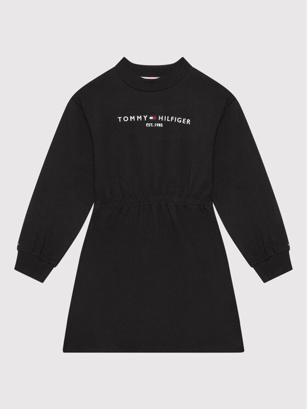 Tommy Hilfiger Tommy Hilfiger Ежедневна рокля Essential KG0KG06120 D Черен Regular Fit