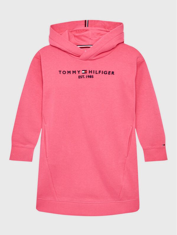 Tommy Hilfiger Tommy Hilfiger Ежедневна рокля KG0KG06695 D Розов Regular Fit