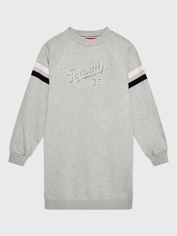 Tommy Hilfiger Tommy Hilfiger Ежедневна рокля KG0KG07008 M Сив Regular Fit