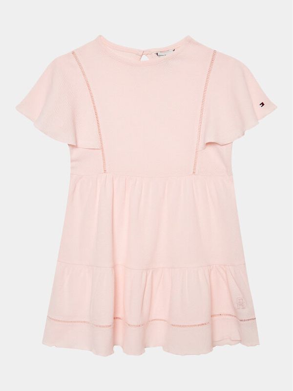 Tommy Hilfiger Tommy Hilfiger Ежедневна рокля KG0KG07190 M Розов Regular Fit