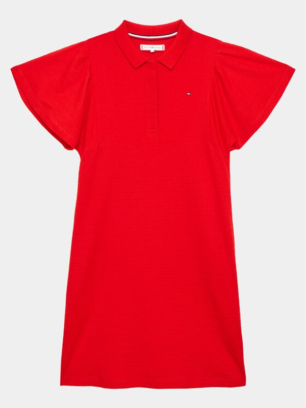 Tommy Hilfiger Tommy Hilfiger Ежедневна рокля KG0KG07195 D Червен Regular Fit