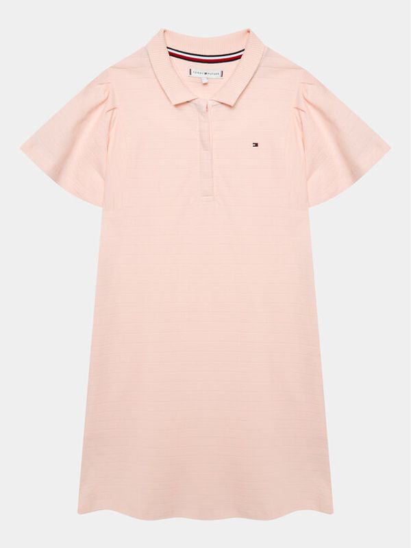 Tommy Hilfiger Tommy Hilfiger Ежедневна рокля KG0KG07195 D Розов Regular Fit