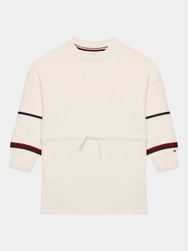 Tommy Hilfiger Tommy Hilfiger Ежедневна рокля KG0KG07358 M Бял Regular Fit