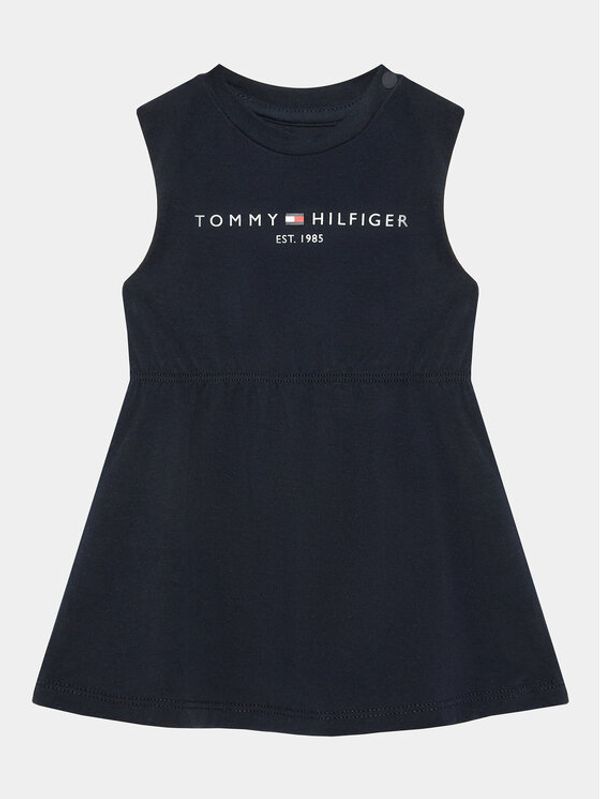 Tommy Hilfiger Tommy Hilfiger Ежедневна рокля KN0KN01625 Тъмносин Regular Fit