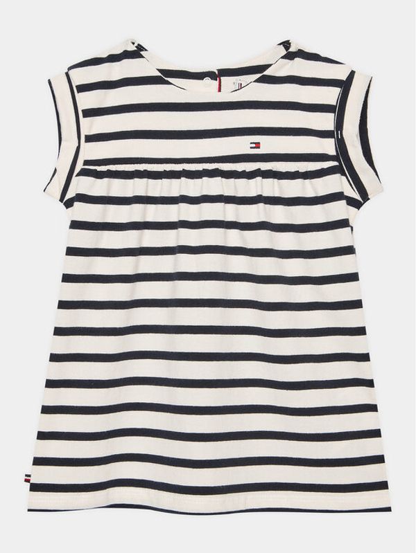 Tommy Hilfiger Tommy Hilfiger Ежедневна рокля KN0KN01627 Бял Regular Fit