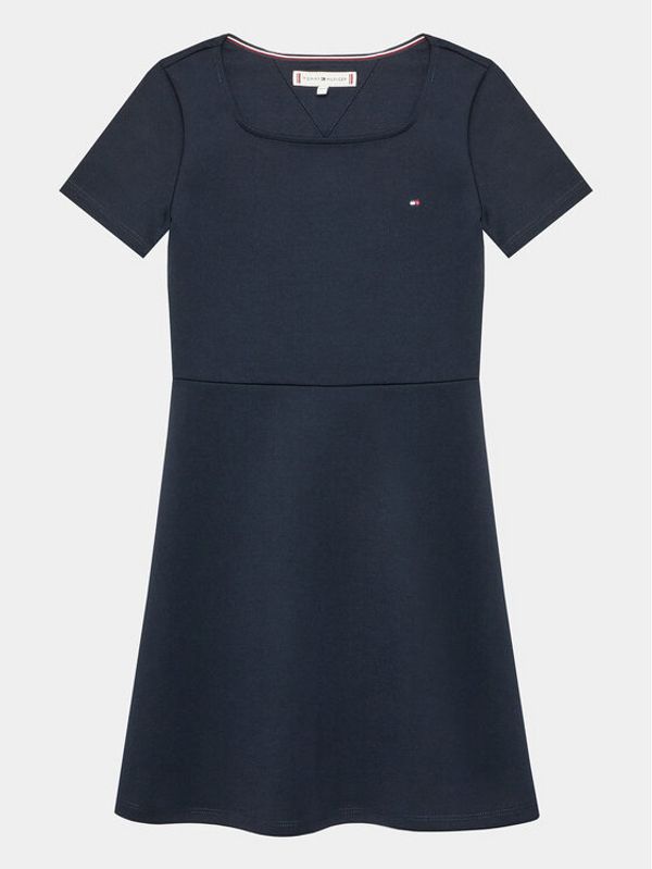 Tommy Hilfiger Tommy Hilfiger Ежедневна рокля Punto KG0KG07192 M Тъмносин Regular Fit