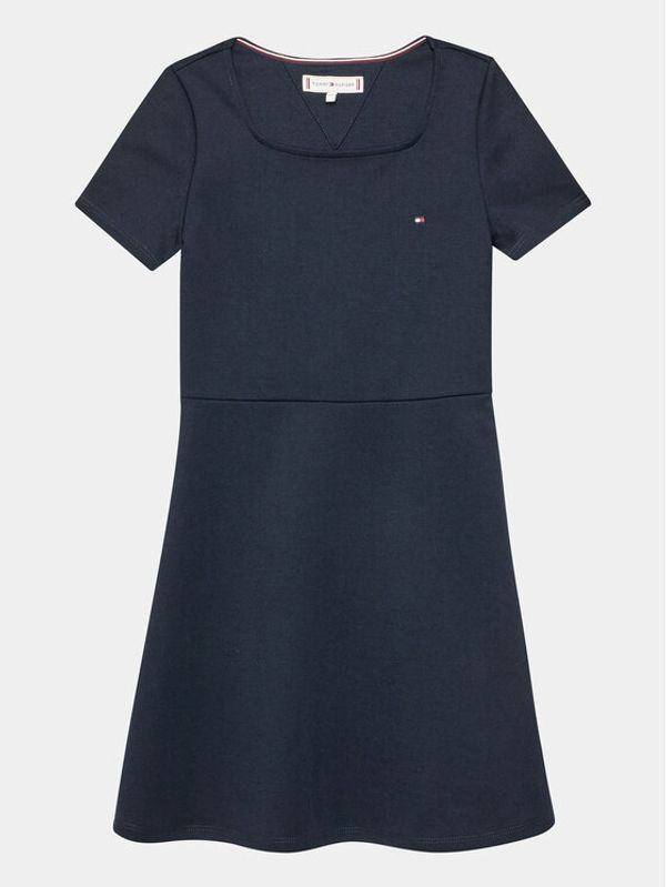 Tommy Hilfiger Tommy Hilfiger Ежедневна рокля Punto KG0KG07192 Тъмносин Regular Fit