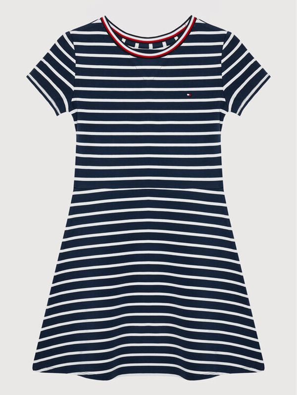 Tommy Hilfiger Tommy Hilfiger Ежедневна рокля Skater KG0KG06035 D Тъмносин Regular Fit