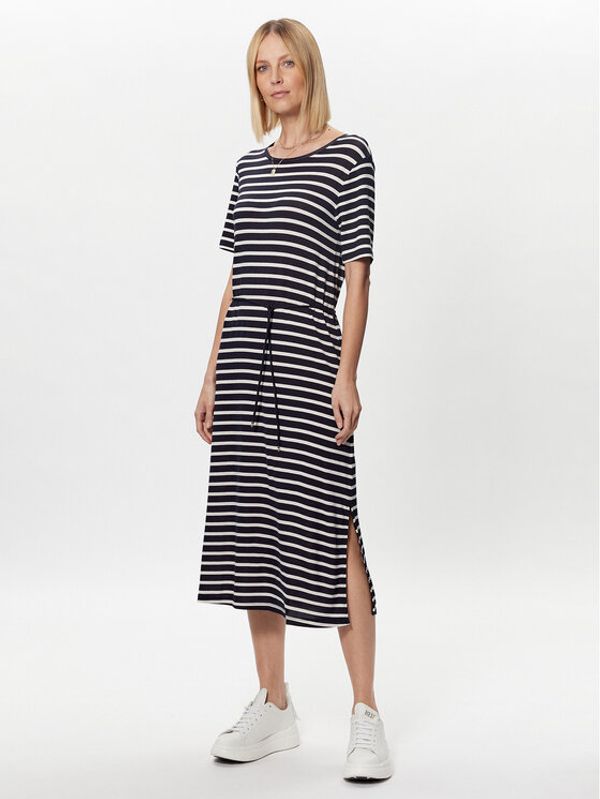 Tommy Hilfiger Tommy Hilfiger Ежедневна рокля Stripe WW0WW37837 Тъмносин Regular Fit