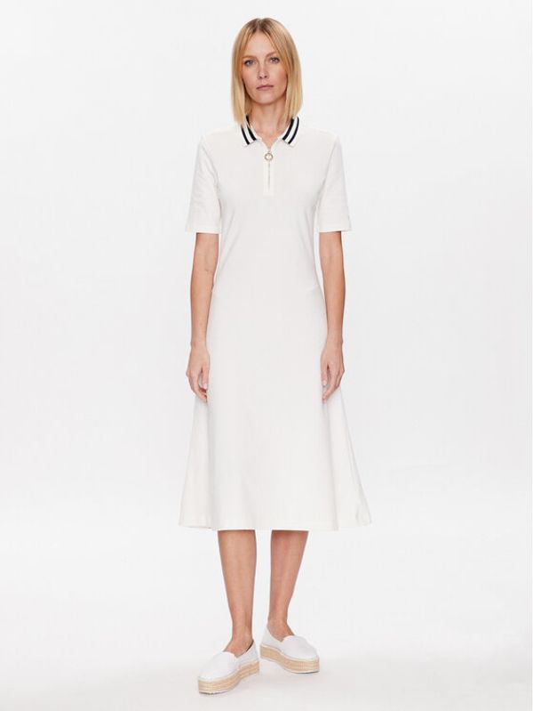 Tommy Hilfiger Tommy Hilfiger Ежедневна рокля WW0WW37841 Екрю Regular Fit