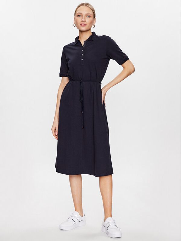 Tommy Hilfiger Tommy Hilfiger Ежедневна рокля WW0WW37845 Тъмносин Regular Fit
