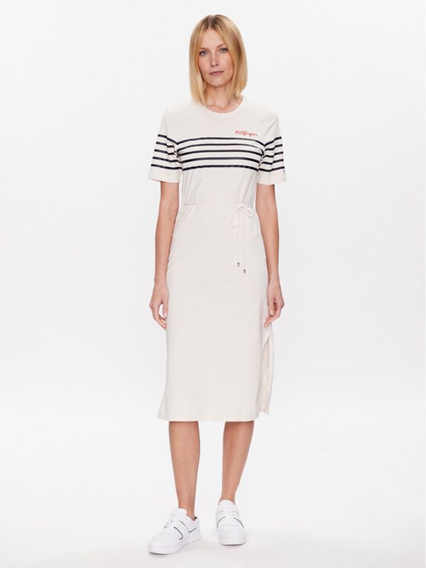 Tommy Hilfiger Tommy Hilfiger Ежедневна рокля WW0WW37850 Бежов Regular Fit