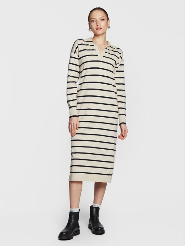 Tommy Hilfiger Tommy Hilfiger Ежедневна рокля WW0WW38355 Бежов Regular Fit