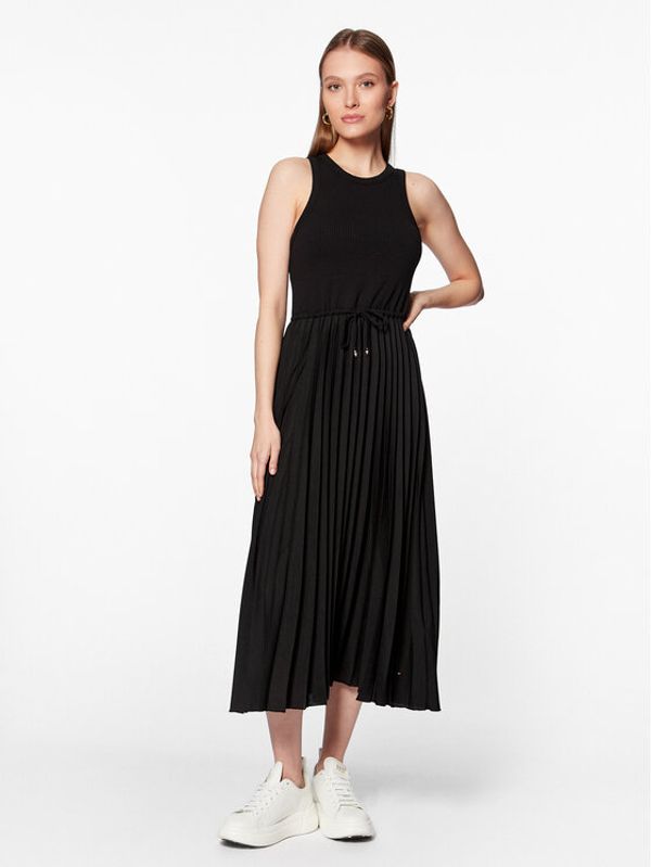 Tommy Hilfiger Tommy Hilfiger Ежедневна рокля WW0WW39342 Черен Regular Fit
