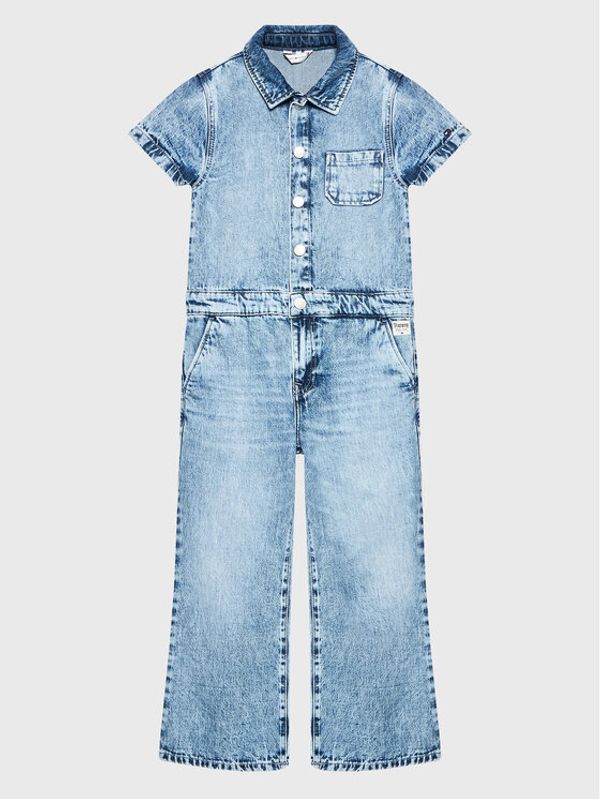 Tommy Hilfiger Tommy Hilfiger Гащеризон Soft Denim Overall KG0KG06746 Син Regular Fit