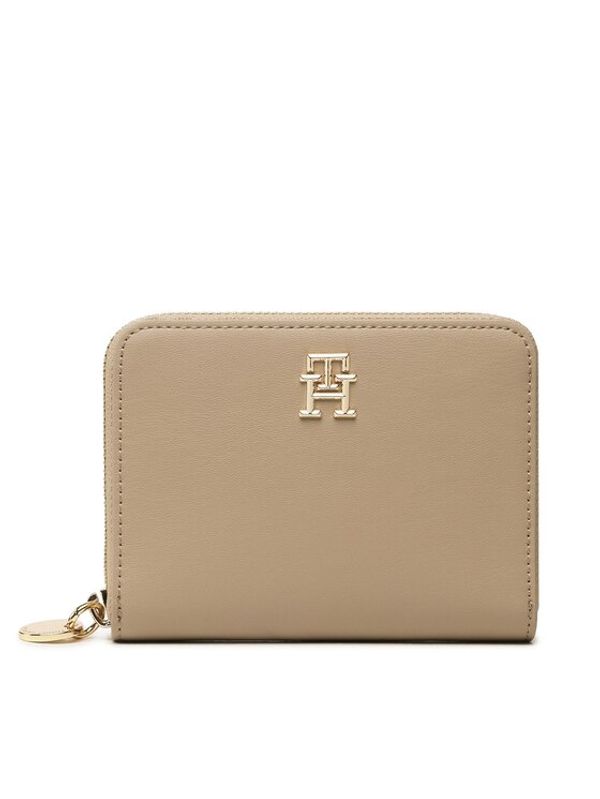 Tommy Hilfiger Tommy Hilfiger Голям дамски портфейл Th Chic Med Za AW0AW14636 Бежов