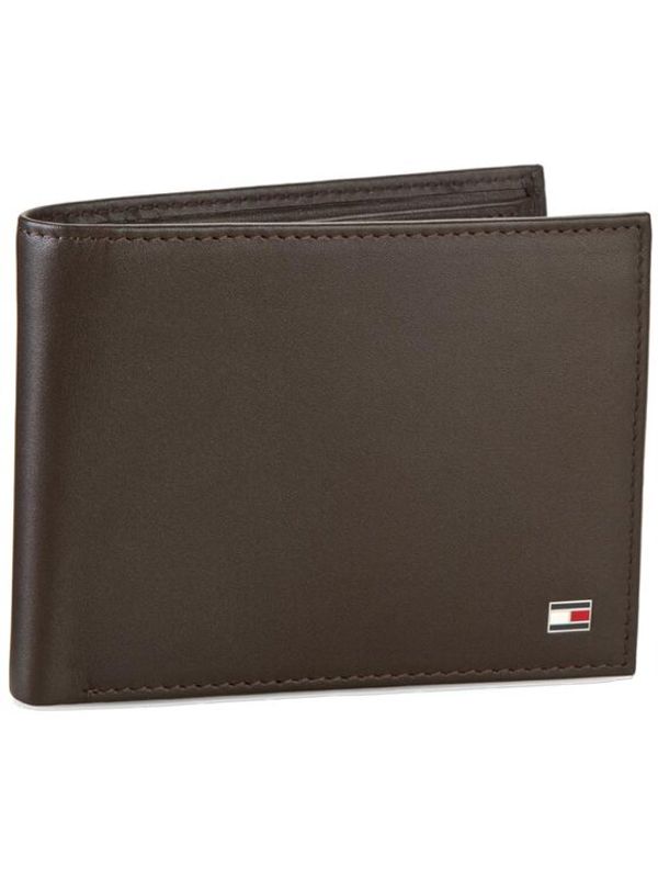 Tommy Hilfiger Tommy Hilfiger Голям мъжки портфейл Eton Cc Flap And Coin Pocket AM0AM00652/83362 Кафяв