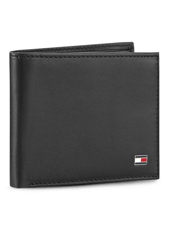 Tommy Hilfiger Tommy Hilfiger Голям мъжки портфейл Eton Mini Cc Wallet AM0AM00655/83365 Черен