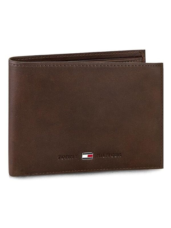 Tommy Hilfiger Tommy Hilfiger Голям мъжки портфейл Johnson Cc And Coin Pocket AM0AM00659 Кафяв