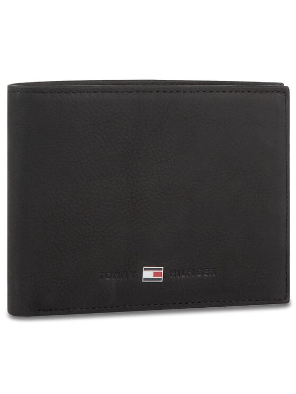 Tommy Hilfiger Tommy Hilfiger Голям мъжки портфейл Johnson Cc And Coin Pocket AM0AM82565/AM0AM00659 Черен
