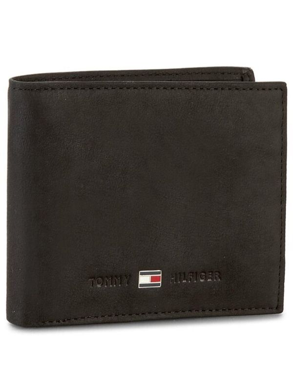 Tommy Hilfiger Tommy Hilfiger Голям мъжки портфейл Johnson Mini Cc Wallet AM0AM00663 Черен