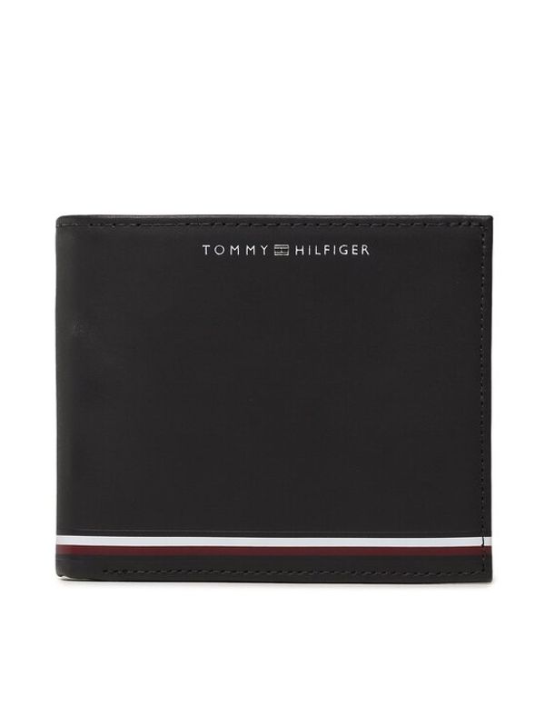 Tommy Hilfiger Tommy Hilfiger Голям мъжки портфейл Th Central Smooth Cc And Coin AM0AM11754 Тъмносин