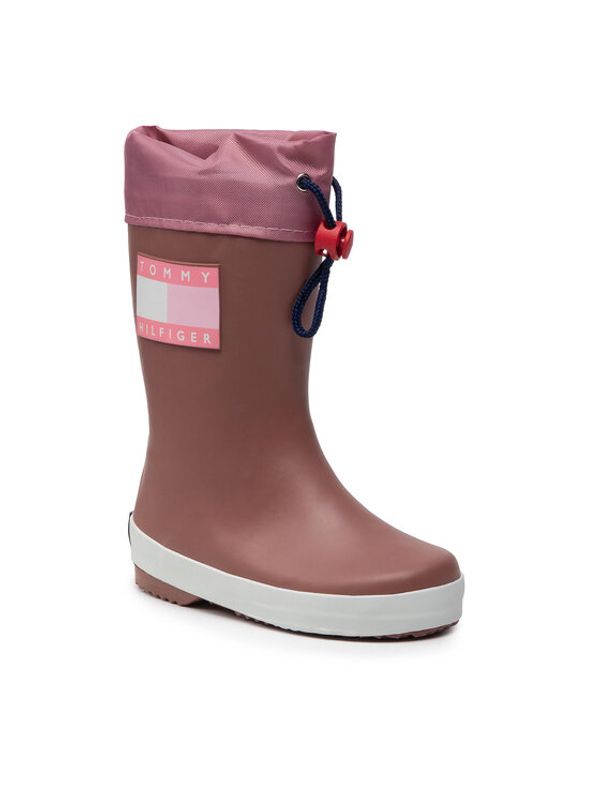 Tommy Hilfiger Tommy Hilfiger Гумени ботуши Rain Boot T3X6-30766-0047 M Розов