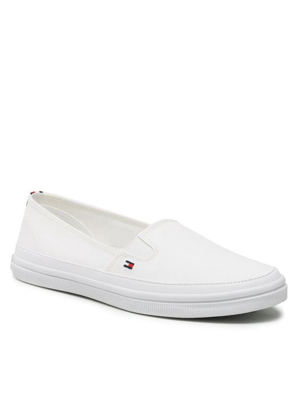 Tommy Hilfiger Tommy Hilfiger Гуменки Essential Kesha Slip-On FW0FW07121 Бял
