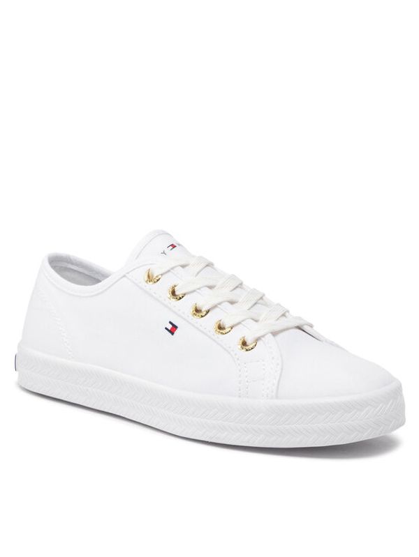 Tommy Hilfiger Tommy Hilfiger Гуменки Essential Nautical Sneaker FW0FW06512 Бял