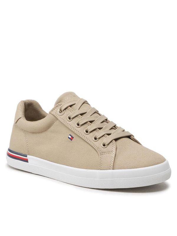 Tommy Hilfiger Tommy Hilfiger Гуменки Essential Stripes Sneaker FW0FW06954 Бежов