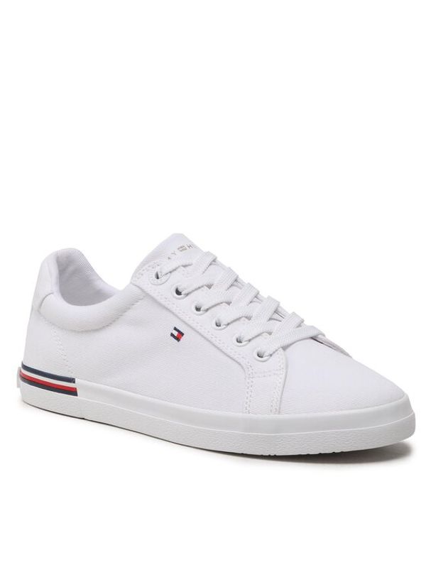 Tommy Hilfiger Tommy Hilfiger Гуменки Essential Stripes Sneaker FW0FW06954 Бял
